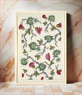 Πίνακας, Floral design for printed textile (1800–1818) by Louis-Albert DuBois