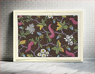 Πίνακας, Floral design for printed textiles (1800–1818) by Louis-Albert DuBois