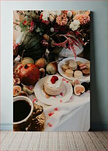 Πίνακας, Floral Dessert Spread Λουλούδι Επιδόρπιο