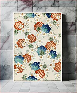 Πίνακας, Floral pattern. Shin Bijutsukai