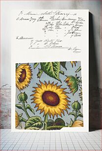 Πίνακας, Floral patterns (ca. 1882–1883)