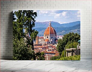 Πίνακας, Florence Cathedral and Cityscape Καθεδρικός ναός και αστικό τοπίο της Φλωρεντίας