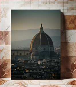 Πίνακας, Florence Cathedral at dusk Καθεδρικός ναός της Φλωρεντίας το σούρουπο