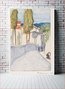 Πίνακας, Florence, viale dei colli, 1909, by Pekka Halonen