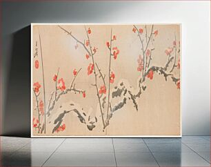 Πίνακας, Flowering plums in snow (ca. 1818–1829) by Yamaoka Geppo