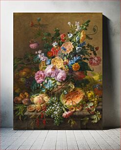 Πίνακας, Flowers by Dominicus Gottfried Waerdigh