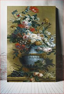 Πίνακας, Flowers in a Blue Vase (1906) by Willem van Leen