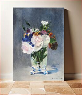 Πίνακας, Flowers in a Crystal Vase (c.1882) by Edouard Manet