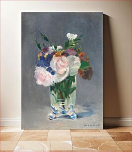 Πίνακας, Flowers in a Crystal Vase (c. 1882) by Edouard Manet