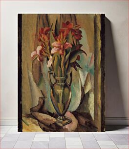 Πίνακας, Flowers in a Handled Vase by Edward Middleton Manigault