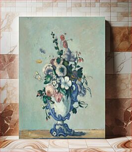 Πίνακας, Flowers in a Rococo Vase (ca. 1876) by Paul Cézanne