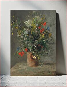 Πίνακας, Flowers in a Vase (c. 1866) by Pierre-Auguste Renoir