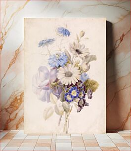 Πίνακας, Flowers with Daisies by Unidentified artist