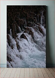 Πίνακας, Flowing Waterfall Καταρράκτης που ρέει