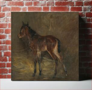 Πίνακας, Foal by László Mednyánszky