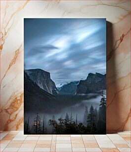 Πίνακας, Foggy Mountain Valley Ομιχλώδης Ορεινή Κοιλάδα