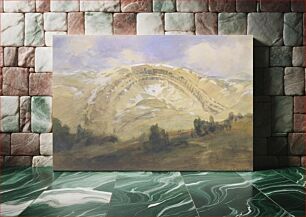 Πίνακας, Folded Strata, a Great Geological Arch, Colorado by William Henry Holmes, born Cadiz, OH 1846-died Royal Oak, MI 1933