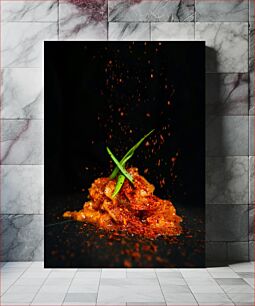 Πίνακας, Food Art with Spices Food Art με μπαχαρικά
