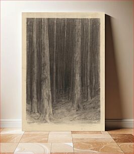 Πίνακας, Forest gloom by Lajos Csordák
