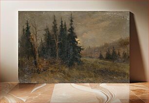 Πίνακας, Forest landscape, Felicián Moczik