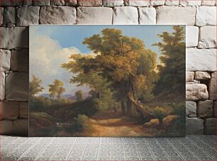 Πίνακας, Forest landscape, Gejza Szilassa