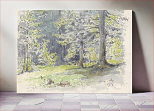 Πίνακας, Forest motif by Friedrich Carl von Scheidlin