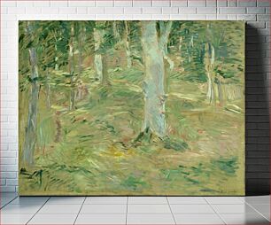 Πίνακας, Forêt de Compiègne (1885) in high resolution by Berthe Morisot