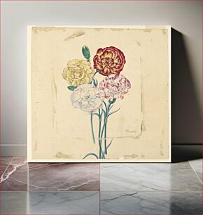 Πίνακας, Four carnations
