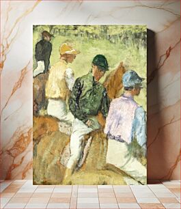 Πίνακας, Four Jockeys (ca. 1889) by Edgar Degas