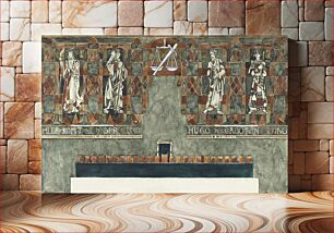 Πίνακας, Fourth design for marble decoration in the Supreme Court in The Hague (1868–1938) by Richard Roland Holst