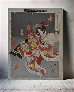 Πίνακας, Fox-fire of the Twenty-four Paragons of Filial Piety (1893) by Tsukioka Yoshitoshi