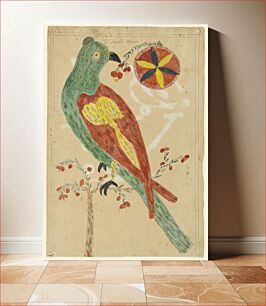 Πίνακας, Fraktur: Bird and Flowers