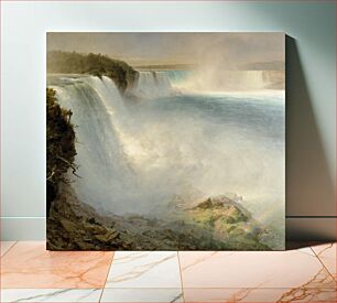 Πίνακας, Frederic Edwin Church - Niagara Falls, from the American Side