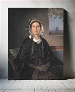Πίνακας, Frederikke Raffenberg, born Hagerup by Wilhelm Marstrand