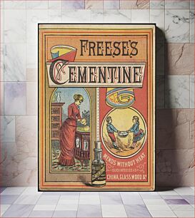 Πίνακας, Freese's Cementine mends without heat such articles as china, glass, wood &c