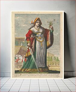 Πίνακας, French Judith, an illustration from Pierre Le Moyne's 'La Gallerie des femmes fortes' by various artists/makers