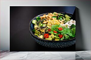 Πίνακας, Fresh and Vibrant Salad Bowl Φρέσκια και ζωντανή σαλατιέρα
