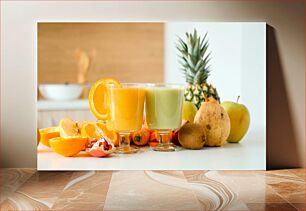 Πίνακας, Fresh Fruit Juices Χυμοί φρέσκων φρούτων