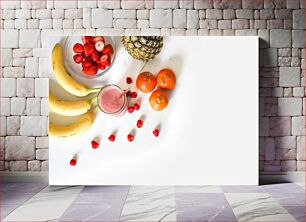 Πίνακας, Fresh Fruits and Smoothie Φρέσκα φρούτα και Smoothie