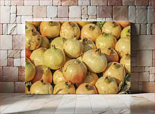 Πίνακας, Fresh Pomegranates Harvest Συγκομιδή φρέσκων ροδιών