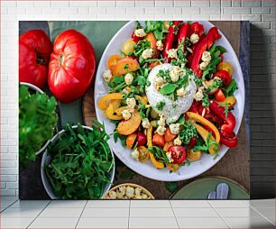 Πίνακας, Fresh Summer Salad Φρέσκια καλοκαιρινή σαλάτα