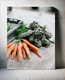 Πίνακας, Freshly Picked Vegetables Φρεσκοκομμένα λαχανικά