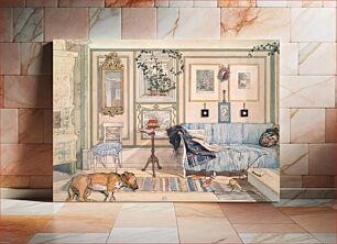 Πίνακας, From A Home (26 watercolours) by Carl Larsson