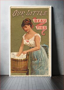 Πίνακας, From the Girls and Children series (N58) promoting Our Little Beauties Cigarettes for Allen & Ginter brand tobacco products, issued by Allen & Ginter