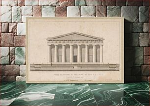 Πίνακας, Front elevation of the bank of the U.S