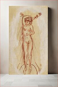Πίνακας, Frontal nude (1905) by Pierre Bonnard