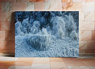 Πίνακας, Frozen Forest Landscape Παγωμένο Δασικό Τοπίο