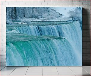 Πίνακας, Frozen Waterfall Παγωμένος Καταρράκτης