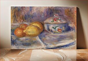 Πίνακας, Fruit and Bonbonnière by Pierre Auguste Renoir