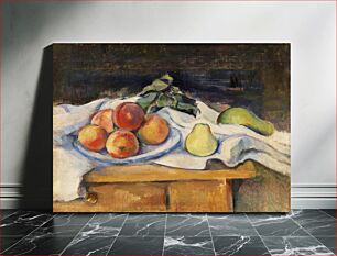 Πίνακας, Fruit on a Table (Fruits sur la table) (ca. 1890–1893) by Paul Cézanne